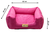 Cama Quadrada para Cachorro ou Gato Luppet Luxo Rosa Poa - comprar online