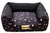 Cama Quadrada para Cachorro ou Gato Luppet Preto Cachorro