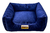 Cama Quadrada para Cachorro ou Gatos Super Luxo Luppet Azul (LP88016-04)