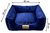 Cama Quadrada para Cachorro ou Gatos Super Luxo Luppet Azul (LP88016-04) - comprar online