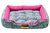 Cama Retangular para Cachorro ou Gato Luppet Luxo Rosa Borboleta Tamanho:G (LP9020-06G) - SHOPPING BRASILIA ATACADO & VAREJO