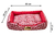 Cama Retangular para Cachorro ou Gato Luppet Luxo Vermelho Joaninhas Tamanho:M (LP9020-01M) - comprar online