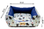 Imagem do Kit Enxoval Luxo para Cachorro 100% Impermeavel Luppet Azul Cachorrinho (LP1422-02)