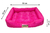 Cama Retangular para Cachorro ou Gato Luppet Luxo Rosa Bolinhas Tamanho:M (LP9017-07M) - comprar online