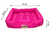 Cama Retangular para Cachorro ou Gato Luppet Luxo Rosa Bolinhas (LP9017-07) - loja online