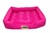 Cama Retangular para Cachorro ou Gato Luppet Luxo Rosa Bolinhas Tamanho:G (LP9017-07G)