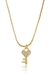 Colar com Pingente Pequeno de Chave Banhado em Ouro 18k - comprar online