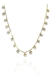 Colar com Corrente com Mini Flores Banhado em Ouro 18k - comprar online