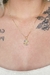 Colar Com Pingente De Circulo Da Árvore Da Vida Com Zircônia Colorida Banhado em Ouro 18k