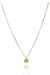 Colar Com Pingente Pequeno Em Circulo Com Árvore Da Vida Com Zircônias Coloridas Banhado em Ouro 18k - comprar online