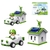 Kit Robo Carrinho E Casa Solar Brinquedo Infantil Recarrega (2892) - comprar online