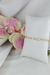 Pulseira Com Elos Ovais Intercalados Com Elos de Corações Banhado em Ouro 18k na internet