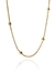 Pulseira Corrente Lisa com Bolinhas Banhado em Ouro 18k na internet