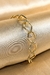 Pulseira Elo Losango Com Fecho Boia Banhado em Ouro 18k na internet