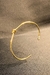 Bracelete Fino com Nó Banhado em Ouro 18k