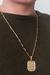 Pingente Tudo Posso Naquele que me Fortalece Banhado em Ouro 18k