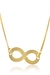 Pulseira Regulável com Símbolo do Infinito Banhado em Ouro 18k na internet