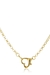 Pulseira com Design de Elos Finos e Fecho de Coração Banhado em Ouro 18k na internet