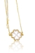 Pulseira Ajustável com Trevo de Quatro Folhas de Madrepérola - SHOPPING BRASILIA ATACADO & VAREJO