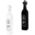 Porta Vinagre Azeite Galheteiro 2 Cores Vidro Decorado c/ Bico 500ML (GT004) - comprar online