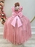 Vestido Infantil Longo Rose C/ Renda e Pérolas Damas (4341RC) - loja online