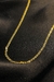 Colar Longo Elo Duplo Banhado em Ouro 18k MASCULINO