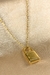 Colar Corrente Cartie com Pingente de Cadeado Banhado em Ouro 18k