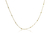 Colar Corrente Italiana com Bolinha Dourada Banhado em Ouro 18k - comprar online