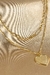 Colar Duplo com Coração Banhado em Ouro 18k