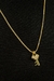 Colar com Pingente Pequeno de Chave Banhado em Ouro 18k na internet