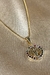 Colar Com Pingente De Circulo Da Árvore Da Vida Com Zircônia Colorida Banhado em Ouro 18k - comprar online
