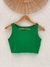 Cropped Patroa Liso Verde Bandeira (3906)