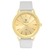 Relógio Feminino Tuguir Analógico TG106 Dourado e Branco (MASP-TG30045)