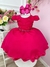 Vestido Infantil Pink C/ Cinto de Pérolas Casamento Luxo (7504PK) - comprar online