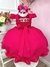 Vestido Infantil Pink C/ Cinto de Pérolas Casamento Luxo (7504PK) na internet