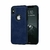 Capa Couro para iPhone - Azul Modelo do iPhone:XS MAX (955)