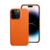 Capa Couro Premium para iPhone - Laranja Modelo do iPhone:15 Pro (2444) - comprar online