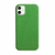 Capa Couro Premium para iPhone - Verde Modelo do iPhone:11 (1953)