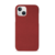 Capa Couro Premium para iPhone - Vermelho Dark Modelo do iPhone:15 Plus (2451)