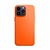 Capa Couro MagSafe para iPhone - Laranja - loja online