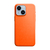 Capa Couro MagSafe para iPhone - Laranja Modelo do iPhone:14 (2241)