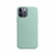 Capa Silicone MagSafe para iPhone - Verde Água