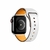 Pulseira para Apple Watch Couro Com Fecho Pino Branco