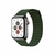 Pulseira para Apple Watch Couro Loop Magnético Verde