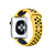 Pulseira para Apple Watch Esportiva Amarelo/Azul Dark - SHOPPING BRASILIA ATACADO & VAREJO