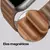 Pulseira para Apple Watch Magnética Couro Elos Vermelho