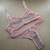 Conjunto Sexy sem Bojo e com Arco em Tule e Renda de Poliamida (LBR8812) - loja online