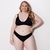 Imagem do Conjunto Plus Size sem Bojo em Microfibra e Renda (LBR9103)