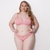 Imagem do Conjunto Plus Size sem Bojo em Microfibra e Renda (LBR9103)