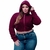 Imagem do Jaqueta feminina cropped teddy com capuz e zíper 38 ao 50 - casaquinho feminino curto sherpa pelúcia de manga longa M G1 (086jaqusherzipcapuz)